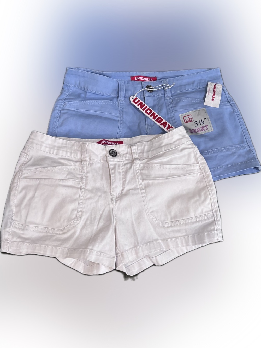 2 Pairs Unionbay Shorts Never Worn Size 7